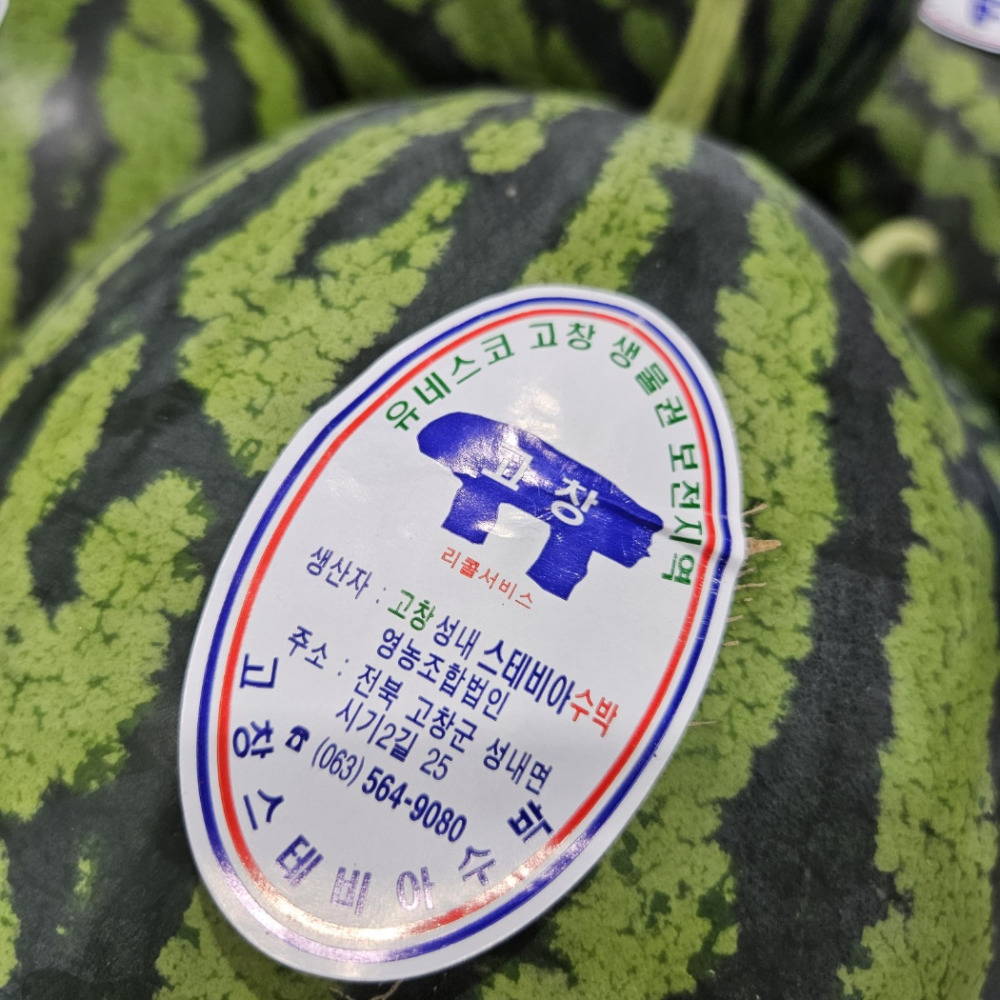 지니포모어 고당도 꿀수박, 못난이 수박, 3kg 내외, 1개 상품 이미지 2