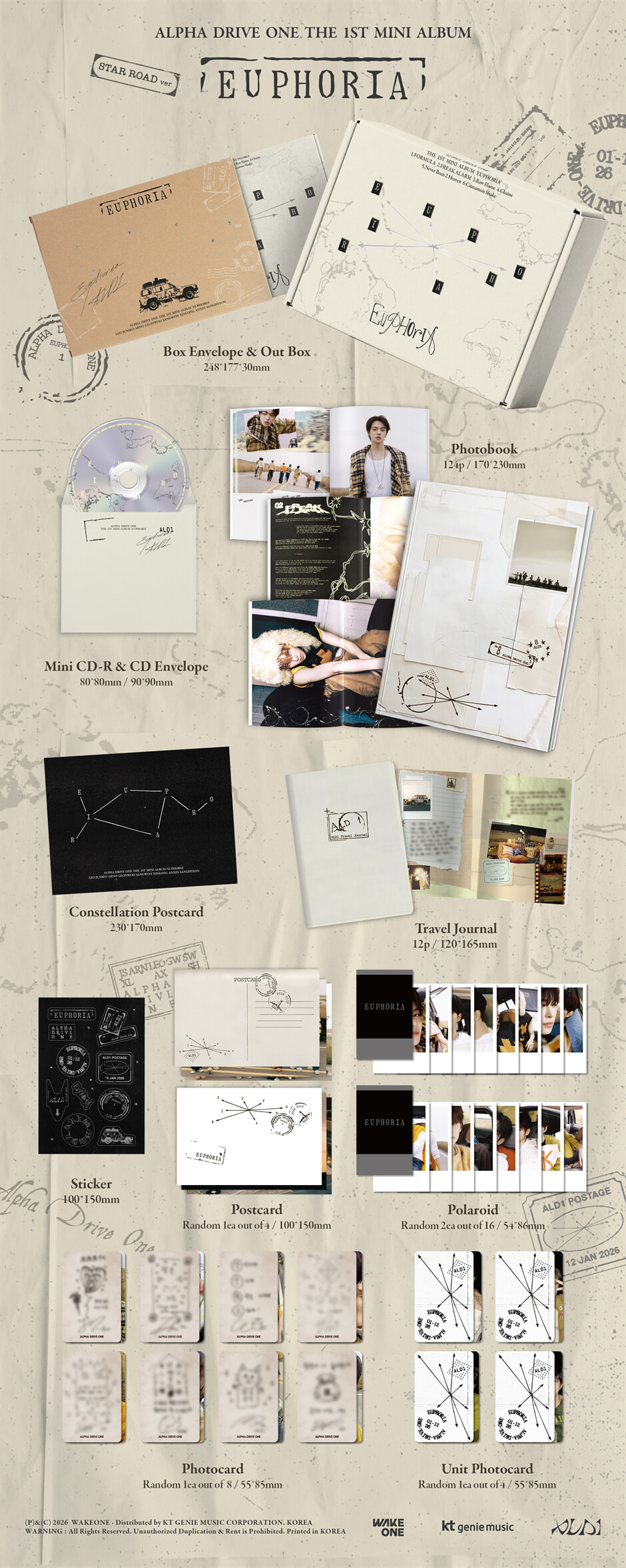 알파 드라이브 원 앨범 유포리아, STAR ROAD, 1개 상세 이미지 2