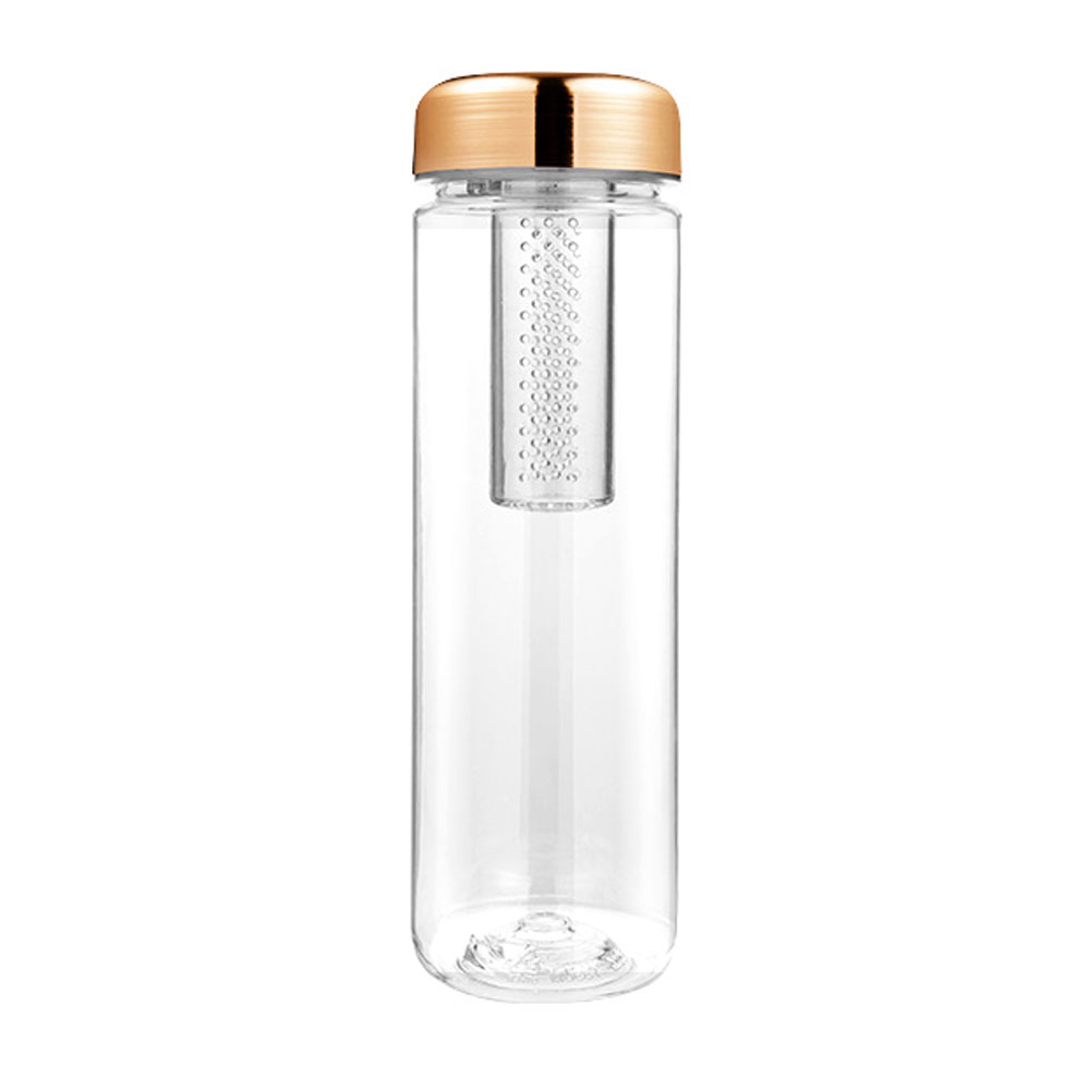 그린티 트라이탄 메탈캡 보틀, 무지 골드메탈, 700ml, 1개