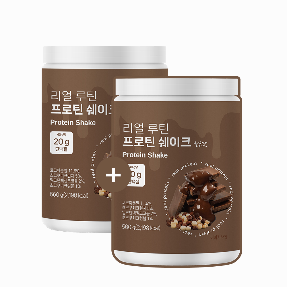 안국약품 리얼루틴 프로틴 쉐이크 초코맛