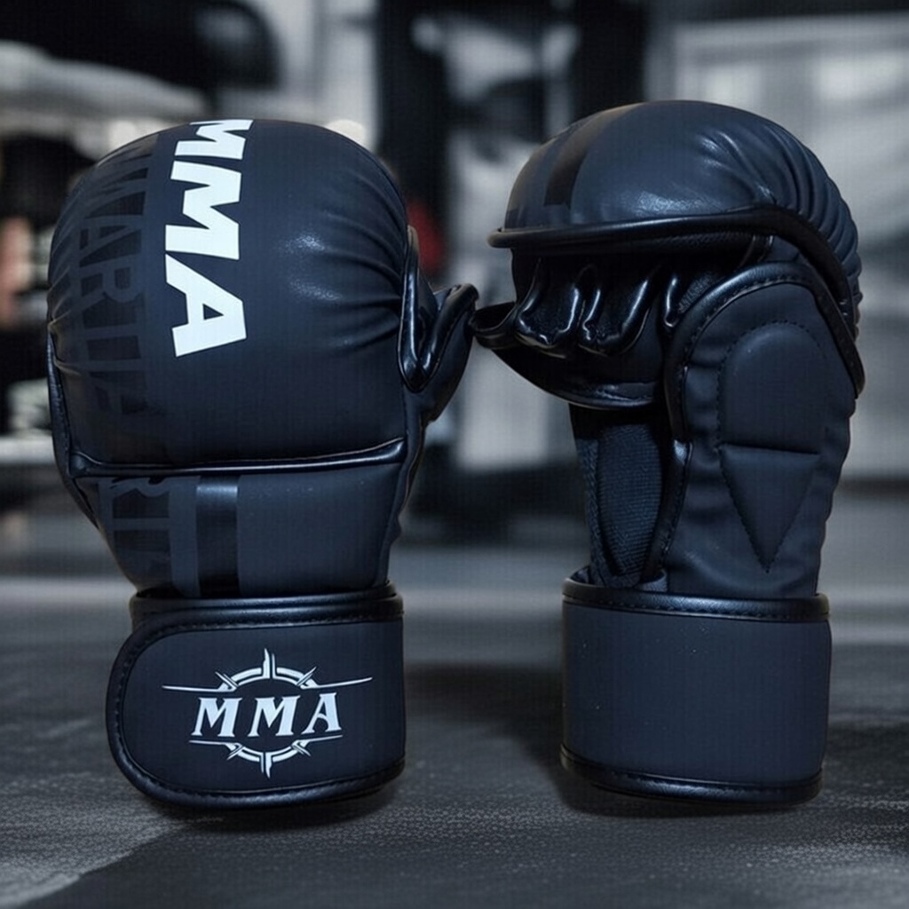 오픈핑거글러브 MMA 종합격투기, 기본형, 블랙, M, 9개 상세 이미지 1