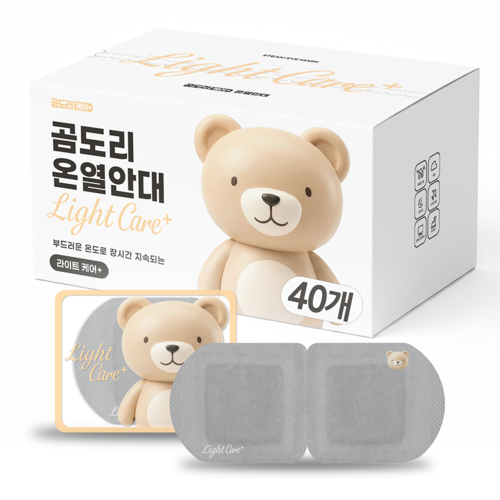 곰도리 온열안대 라이트 케어 플러스, 40개입, 1개