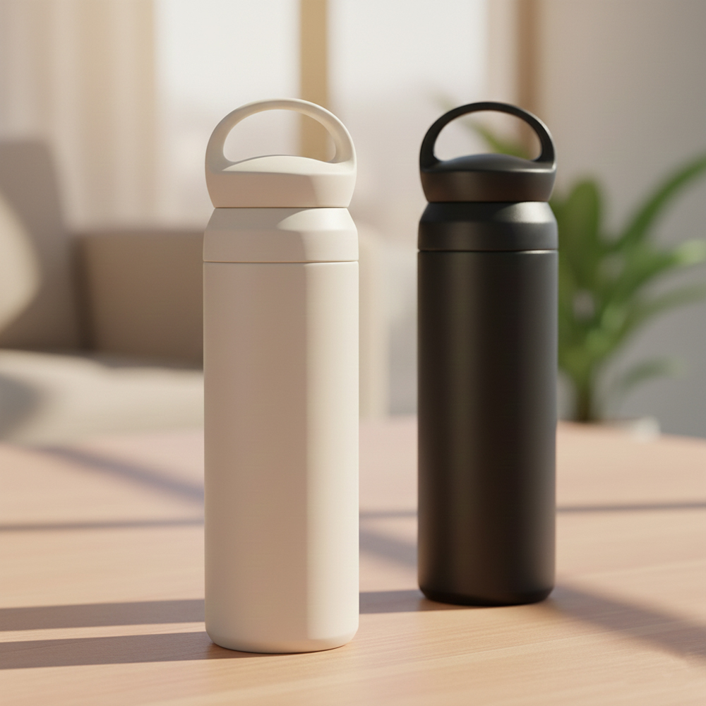 버브 루프 텀블러 올데이 보온보냉, 블랙, 500ml, 1개