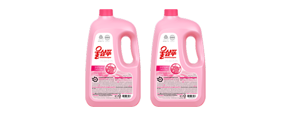 애경 울샴푸 오리지널 액체 세탁 세제, 3L, 2개