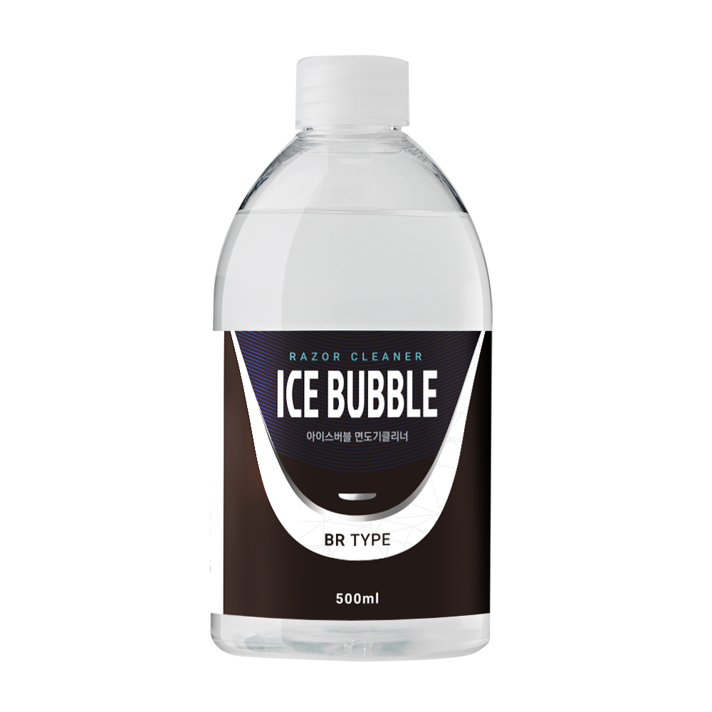 아이스버블 면도기 클리너, BR타입, 500ml, 4개