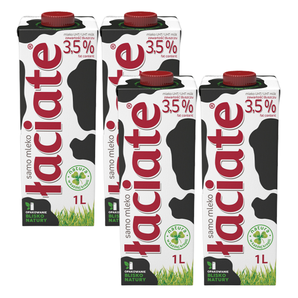 와치아테 멸균우유 3.5% 1000ml 4개