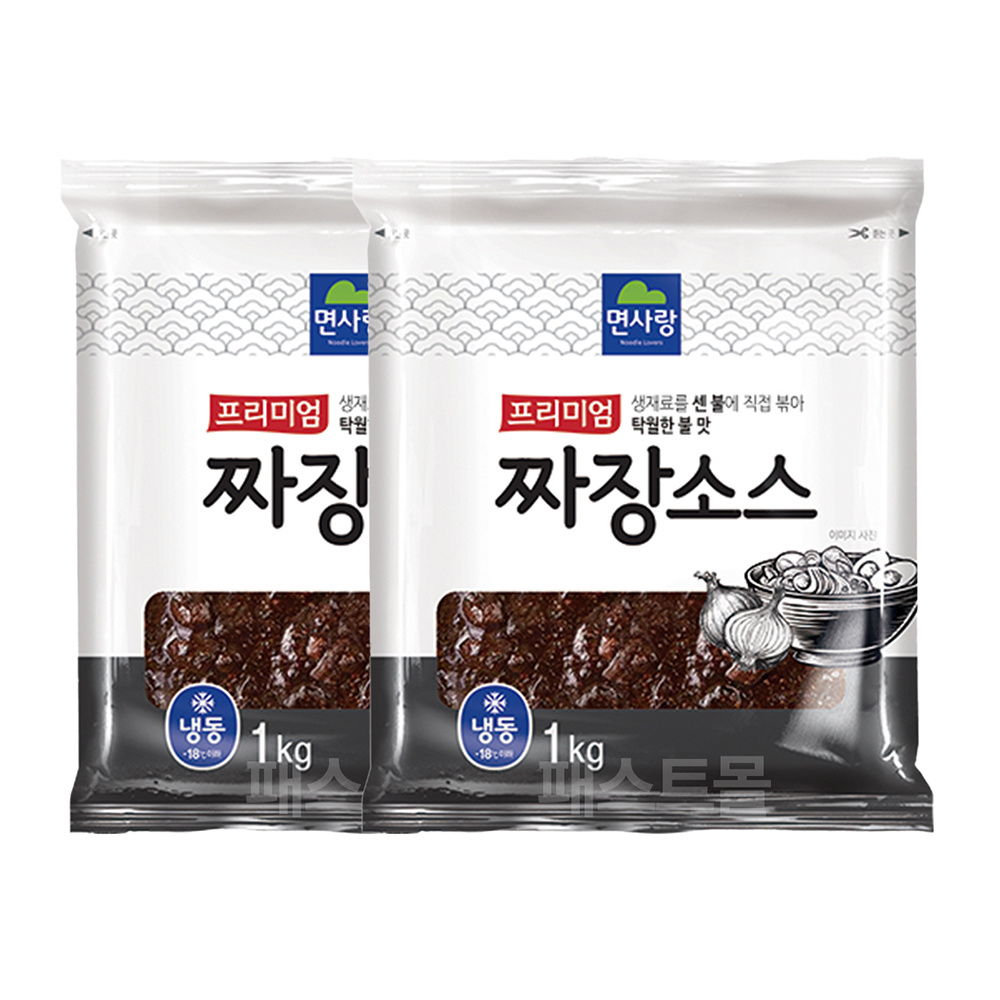 면사랑 프리미엄 짜장소스, 1kg, 2개