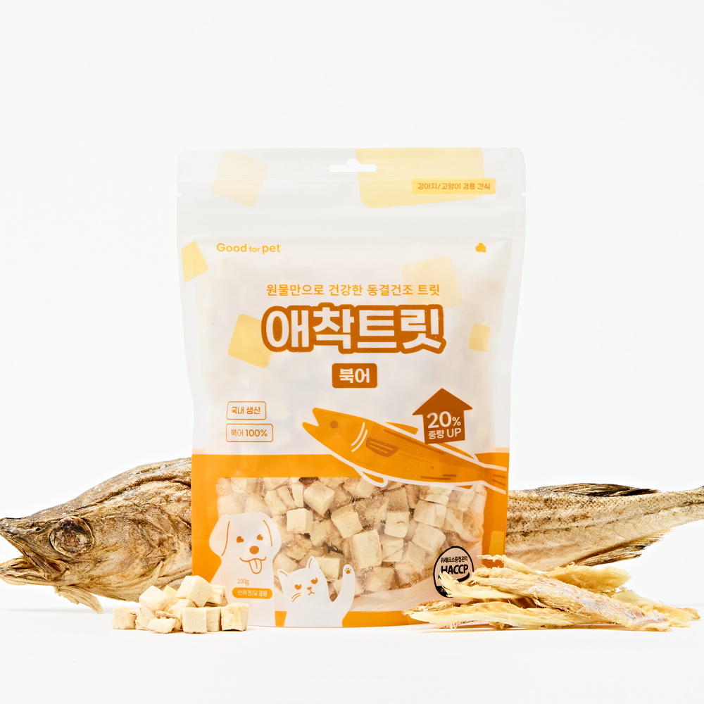 굿포펫 애착트릿, 북어, 100g, 2개