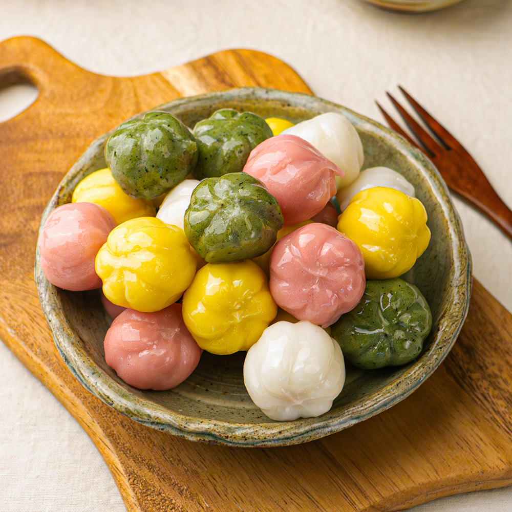 [토스쇼핑] 칠성시장궁중떡집 사색 꿀떡, 1kg, 2개