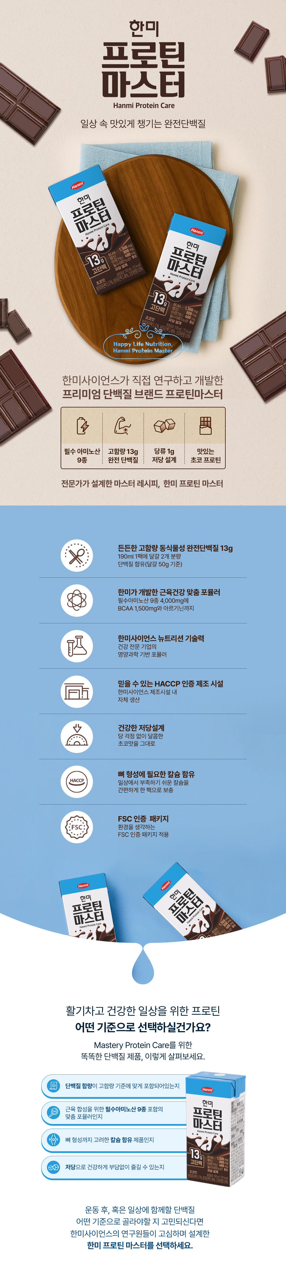 한미 프로틴 마스터, 190ml, 32팩