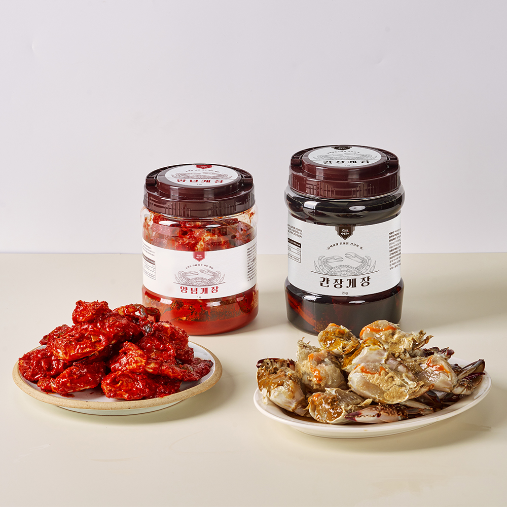 연평도 알배기 암꽃게 간장게장 2kg + 양념게장 1kg