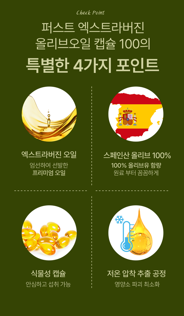라이프턴 퍼스트 엑스트라버진 올리브오일 식물성 캡슐, 30캡슐, 6박스 상세 이미지 4