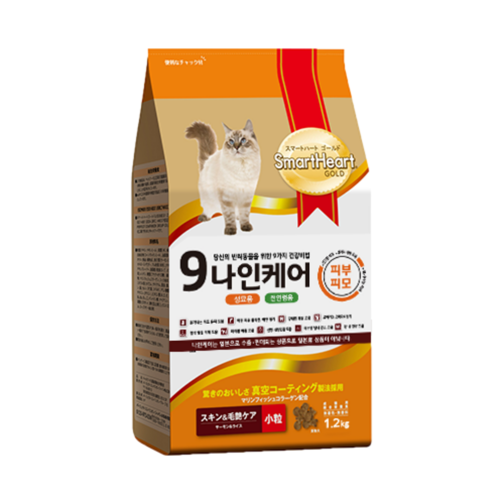 나인케어 캣 피부 피모 전연령 고양이사료, 닭, 1.2kg, 1개