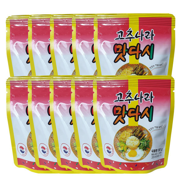고추나라 맛다시, 90g, 10개