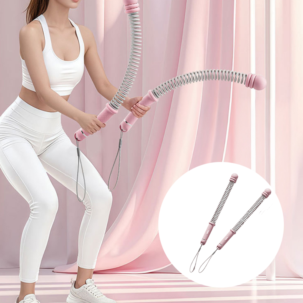 알파 무선스프링 배틀로프 체력훈련 팔근력운동, 블랙, ONE SIZE