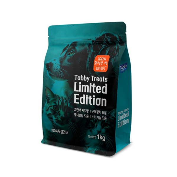 테비 트릿 동결건조 간식 닭가슴살 리미티드 에디션, 1kg, 1개