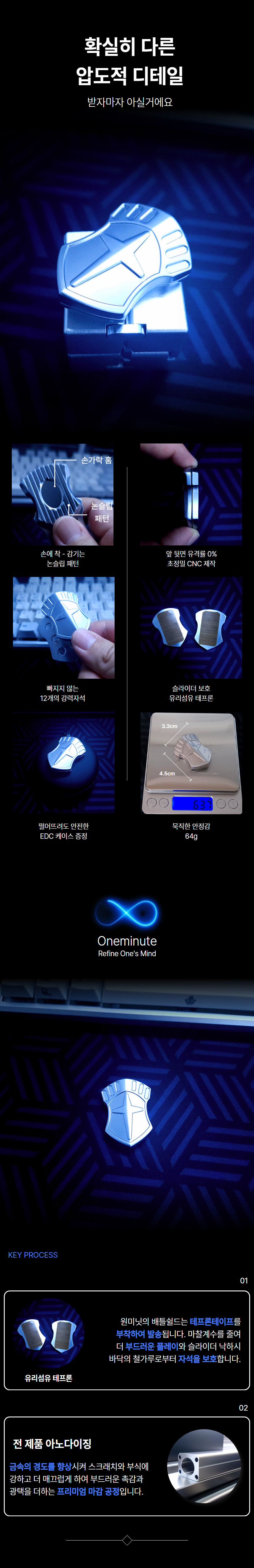 원미닛 피젯슬라이더 배틀쉴드 메탈 피젯토이, 메탈릭실버, 1개 상세 이미지 5