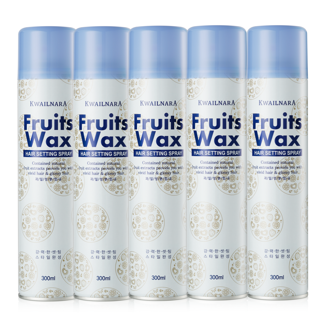 과일나라 후르츠 왁스 헤어 셋팅 스프레이, 300ml, 5개