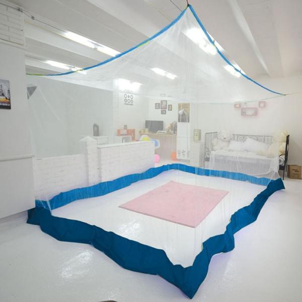국산 대형 모기장 7-10인용, 왕별대, 360cm x 210cm x 190cm