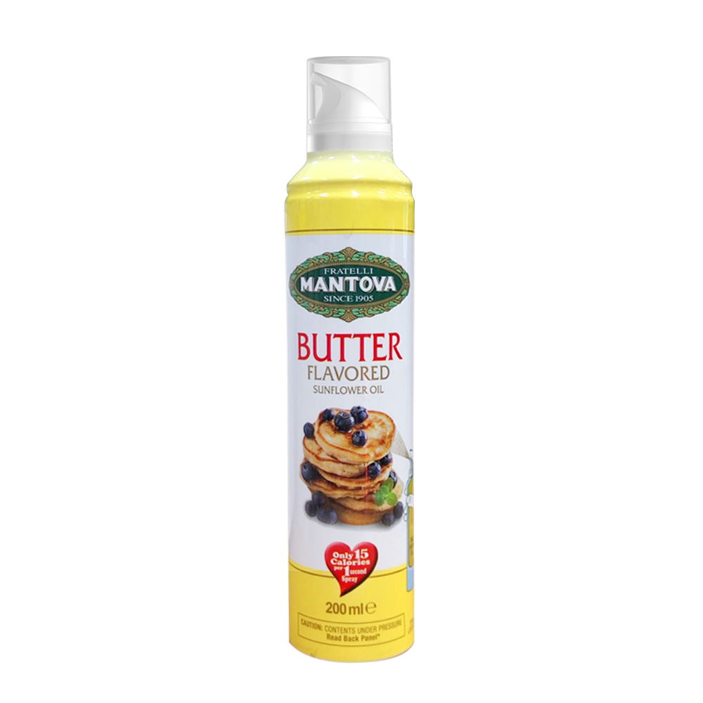 만토바 해바라기 오일 스프레이 버터향, 200ml, 1개