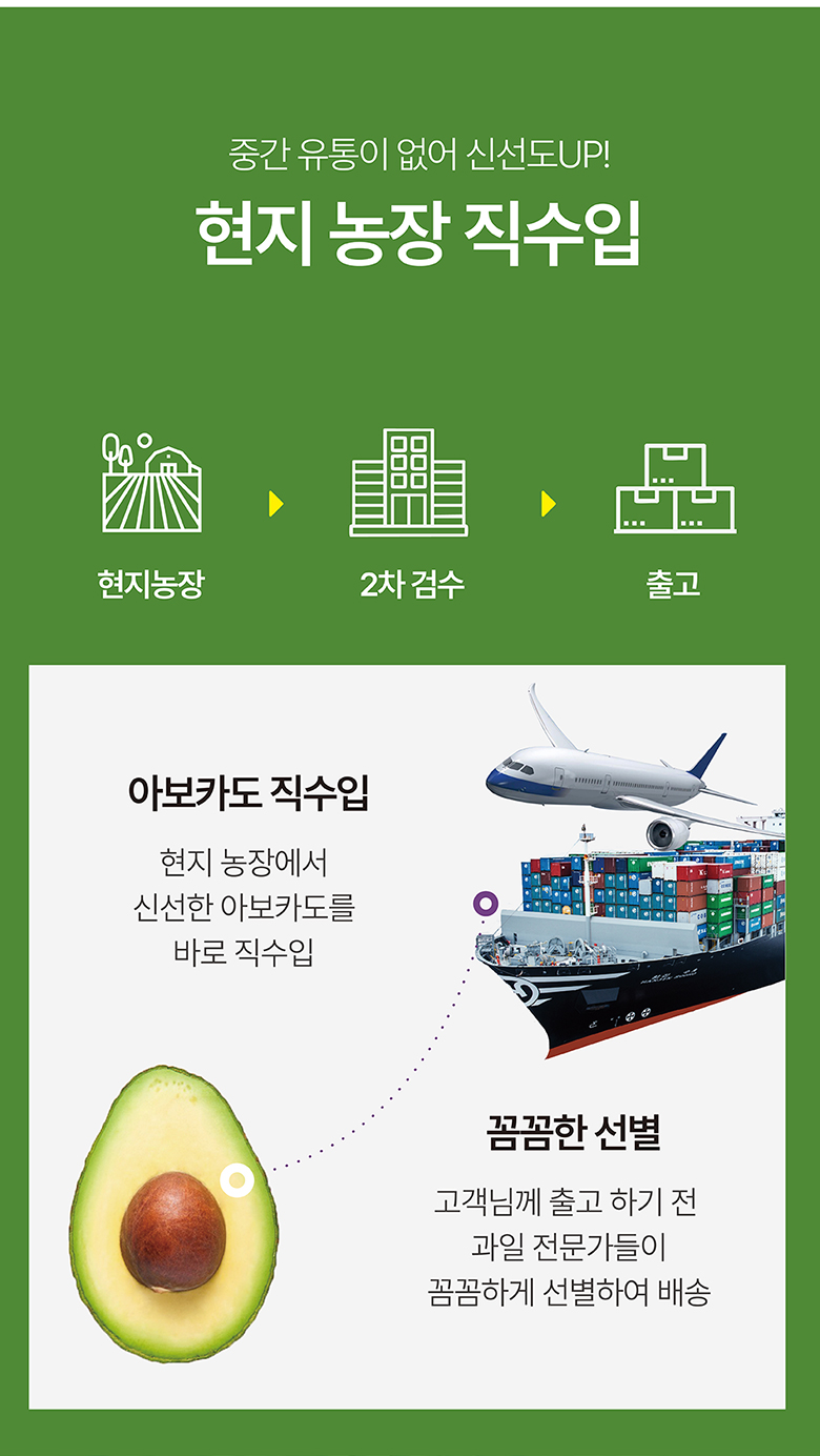 라라로코 프리미엄 생 아보카도, 대과, 10과 상세 이미지 3
