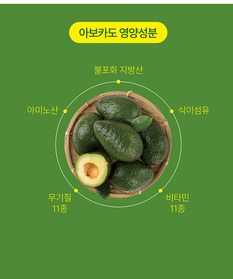 라라로코 프리미엄 생 아보카도, 대과, 10과