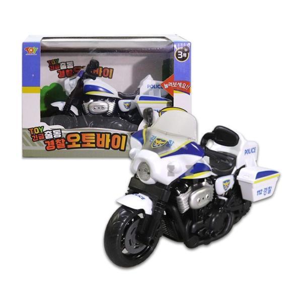 TOY 긴급출동 경찰오토바이-T 사운드카 장난감 경찰놀이 역할놀이 작동완구, 1개