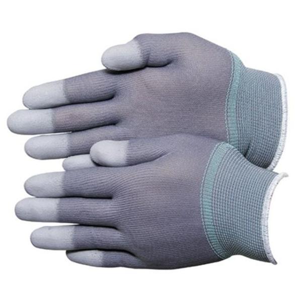 탑장갑 손가락코팅장갑 손끝코팅장갑 그레이, M, 10켤레