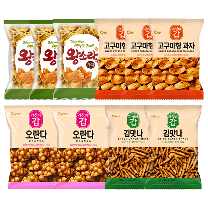 청우 옛날과자세트 10봉