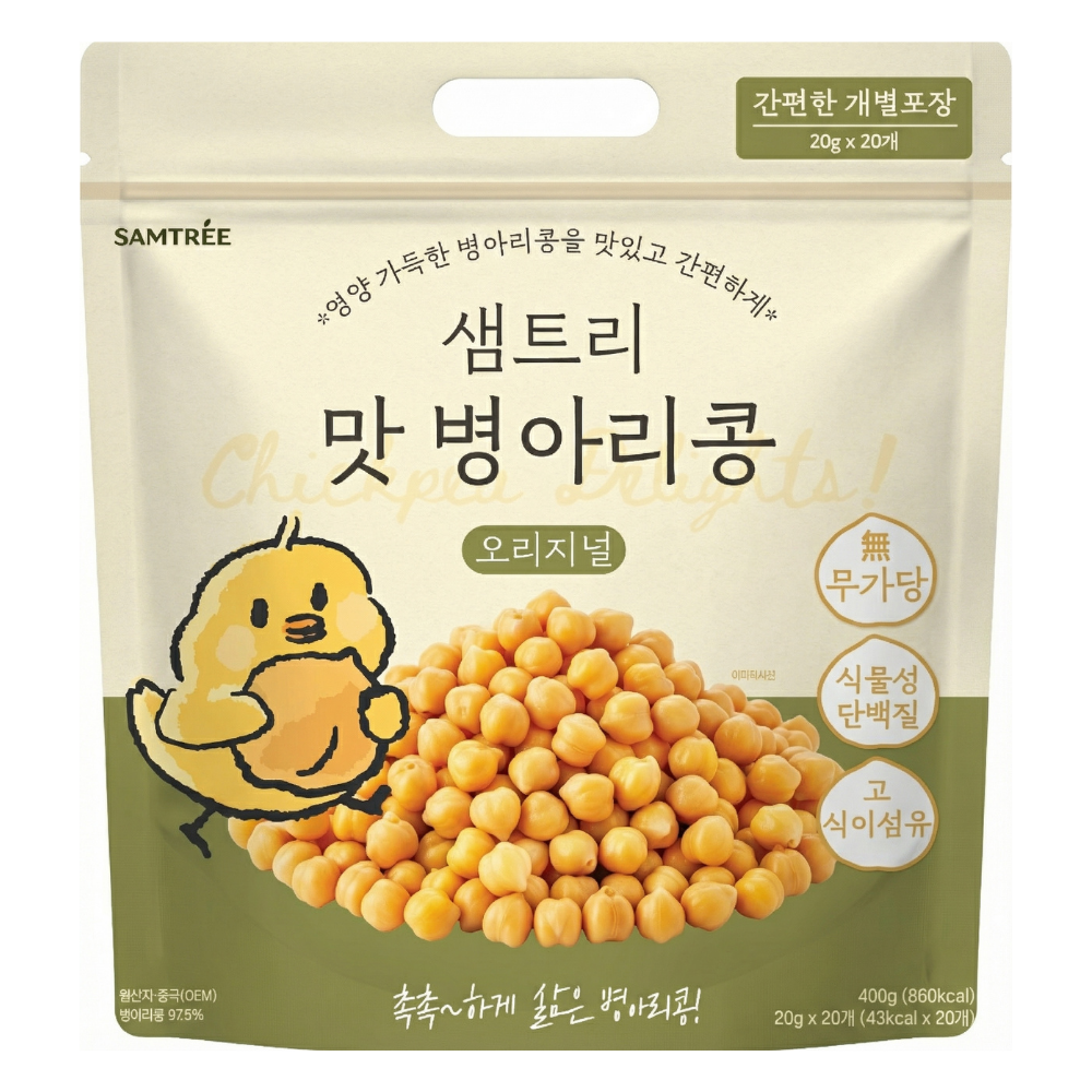 샘트리 맛 병아리콩 오리지널, 개별포장, 400g, 1개 상세 이미지 2