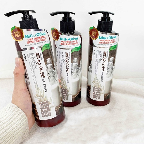 아스파시아 밀키 올리브 헤어 에센스, 500ml, 1개