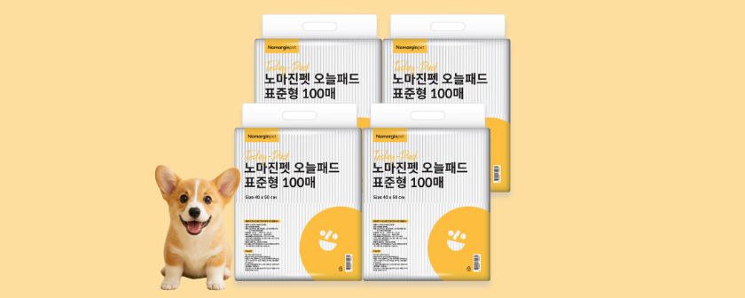 노마진펫 오늘패드, 대형, 40매, 4개