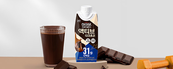 하이뮨 프로틴밸런스 액티브 다크초코, 330ml, 12개