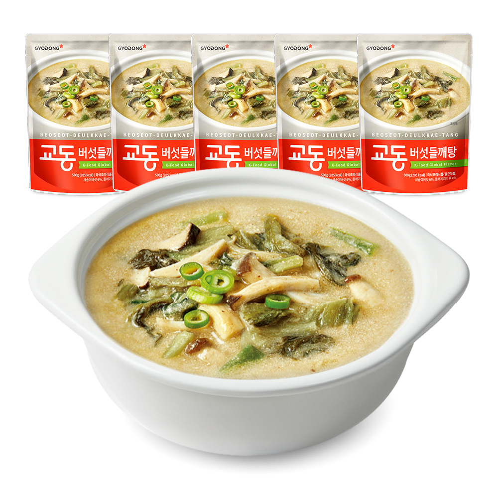 교동 버섯 들깨탕, 500g, 5개 상품 이미지 2