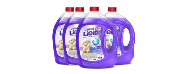 리퀴드 고농축 라벤더 세탁세제, 2.5L, 4개