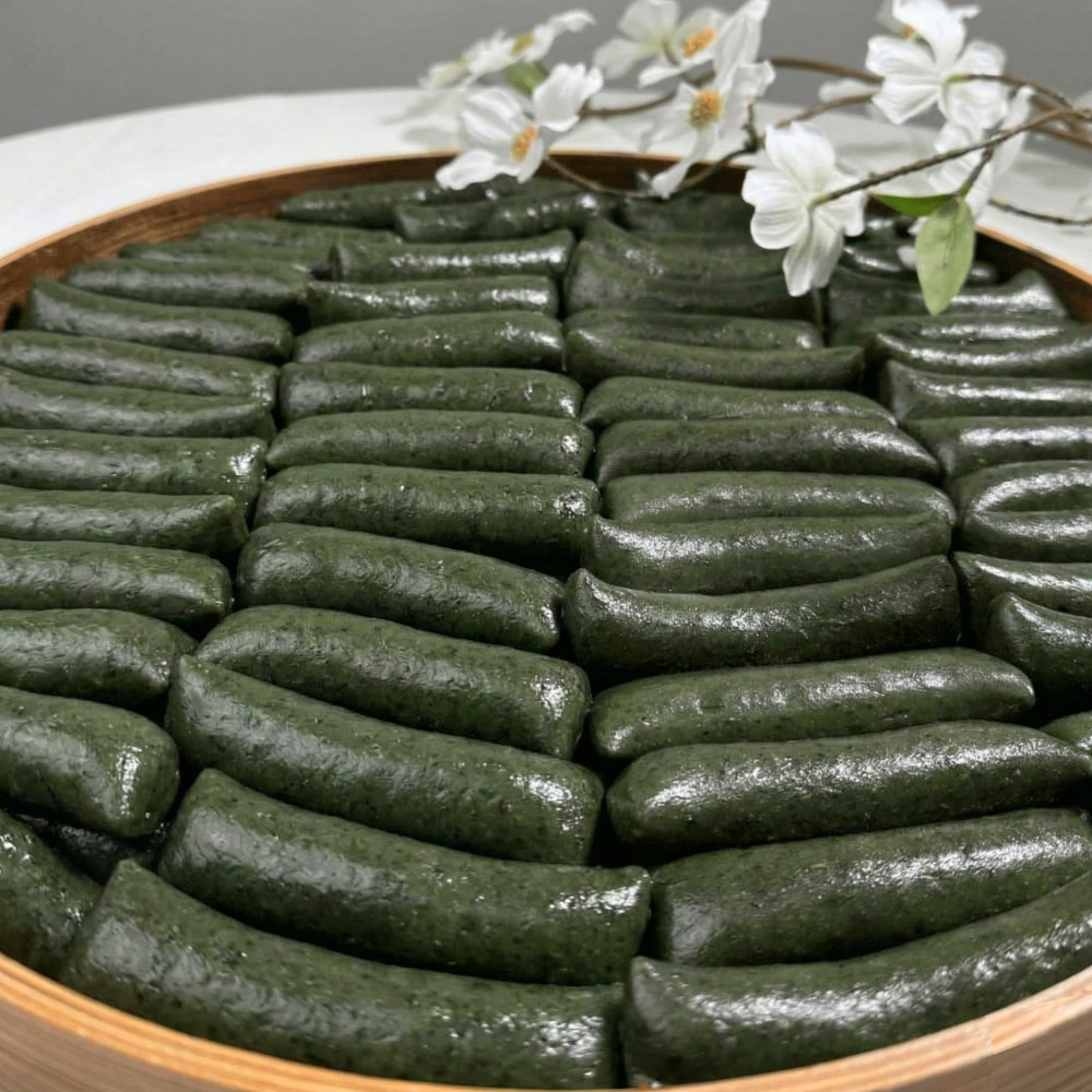 내게담다 제주 해풍 쑥 제주 특등급 원물 쑥가래떡, 2kg, 1박스 토스쇼핑 특가