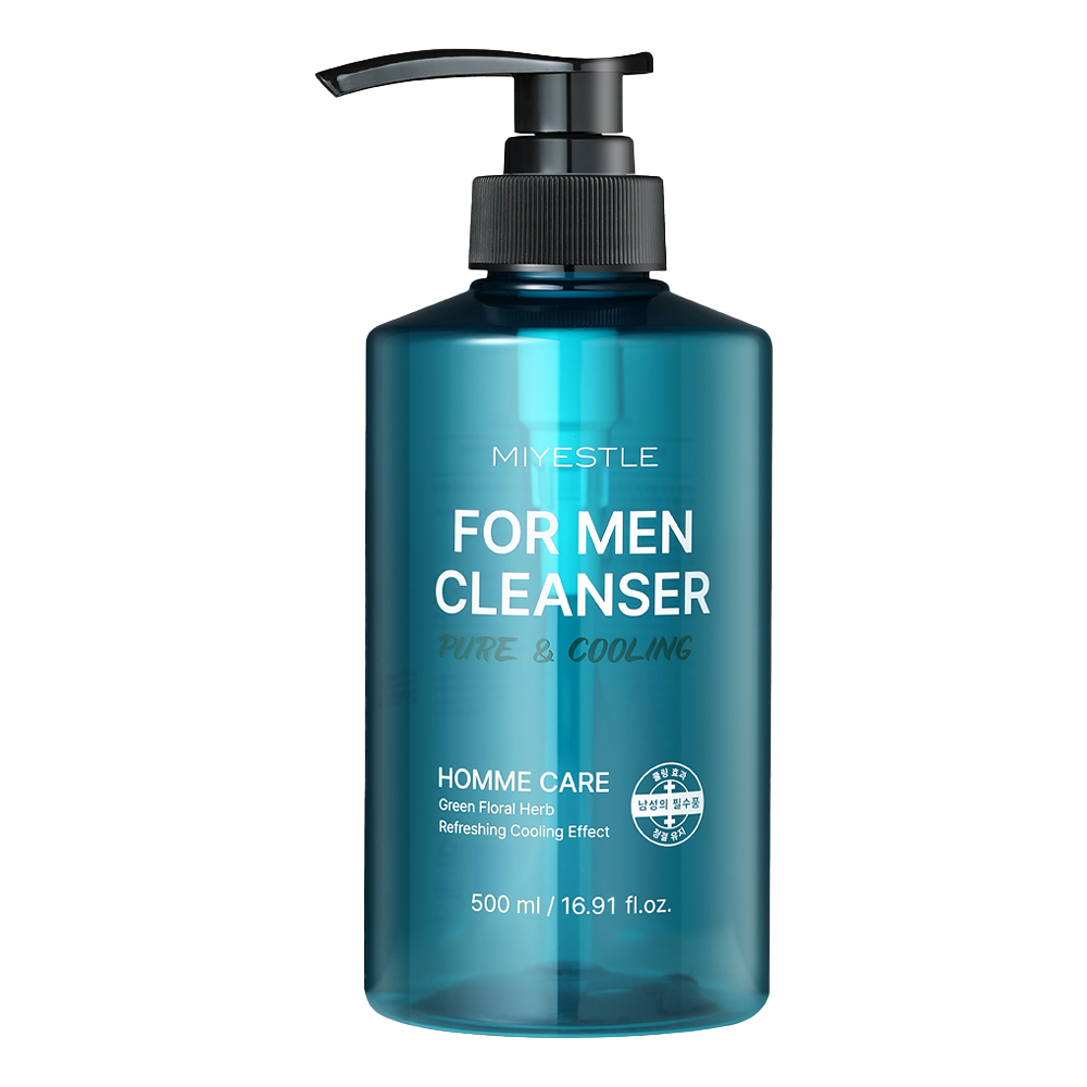 미에뜰 FOR MEN CLEANSER 약산성 쿨링 남성청결제, 500ml, 1개
