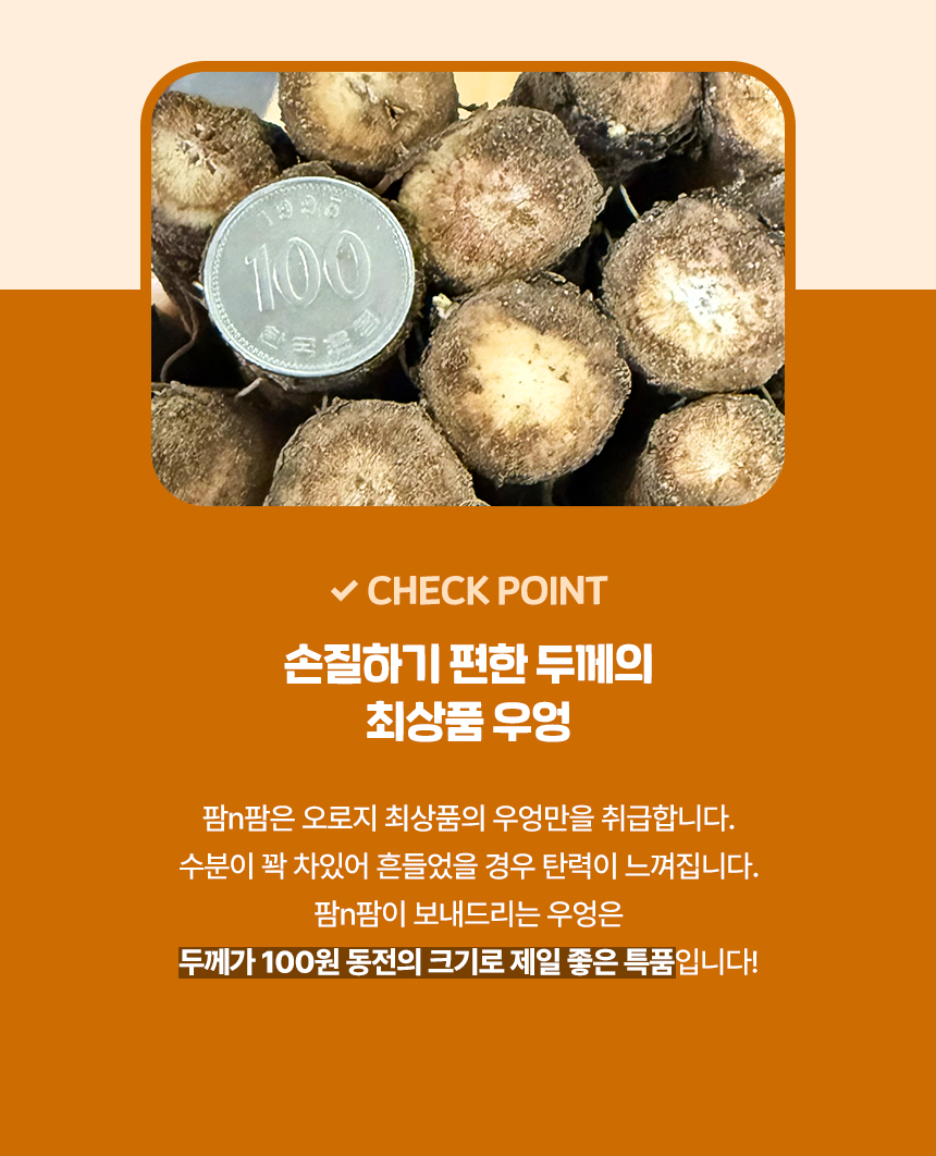 25년 햇 우엉 국내산 우엉, 실속형 차용 많이 굵음, 2kg, 1박스