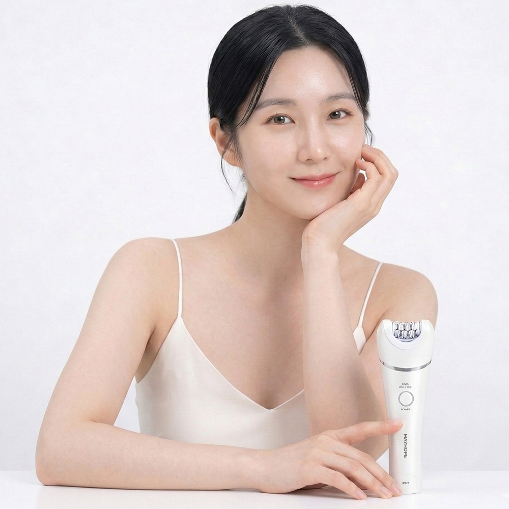 메이홉 26년형 바디트리머 6in1 제모기 모근제거+제모면도기, MA-0400, 오로라 화이트, 1개 상품 이미지 2