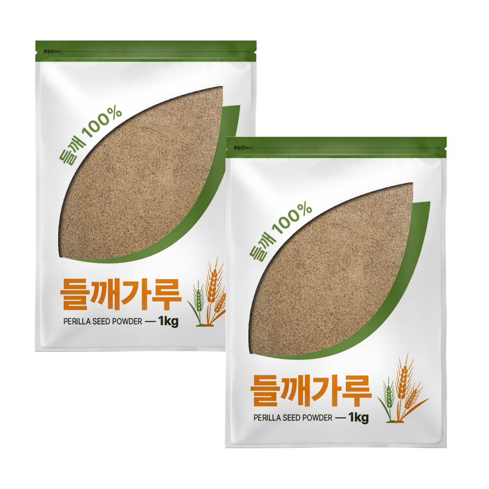 그대로푸드 들깨가루, 1kg, 2개