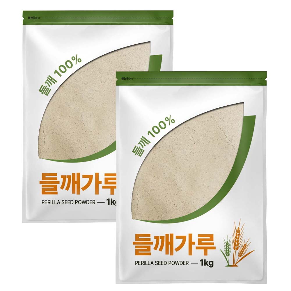 그대로푸드 탈피 들깨가루, 1kg, 2개