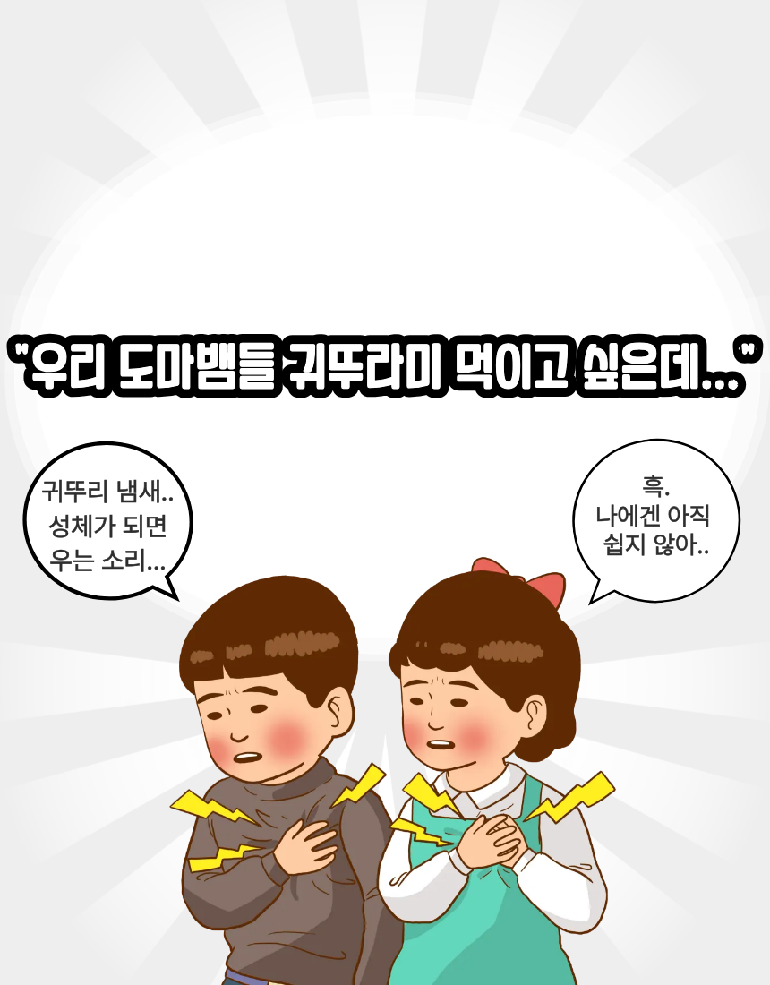 키우다 냉뚜리 중사이즈 냉동귀뚜라미, 15g, 85마리, 1개 상세 이미지 1