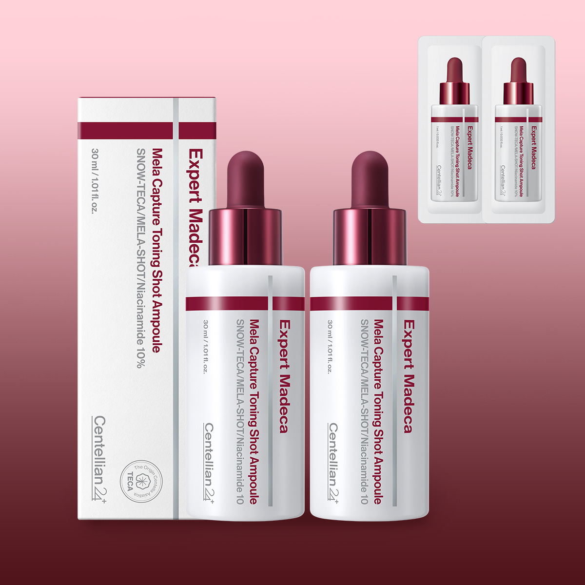 센텔리안24 마데카 멜라캡쳐 토닝 샷 앰플, 30ml, 2개