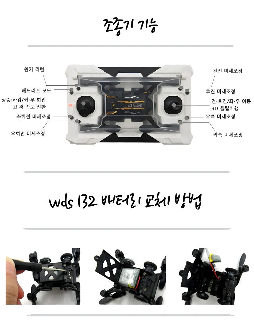 드론자동차 WDS132, 검정, 1개 상세 이미지 6