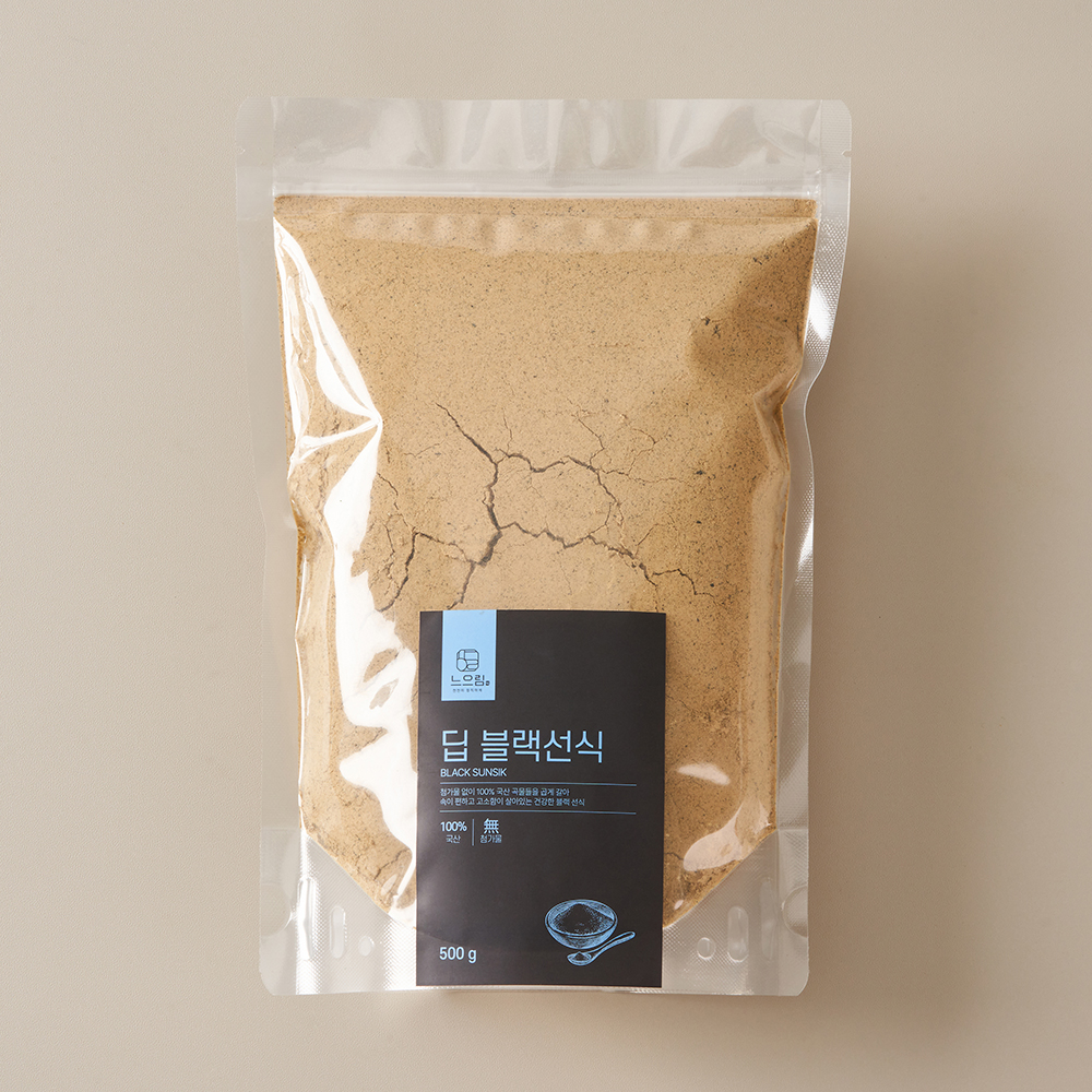느으림 딥 블랙선식, 500g, 1개