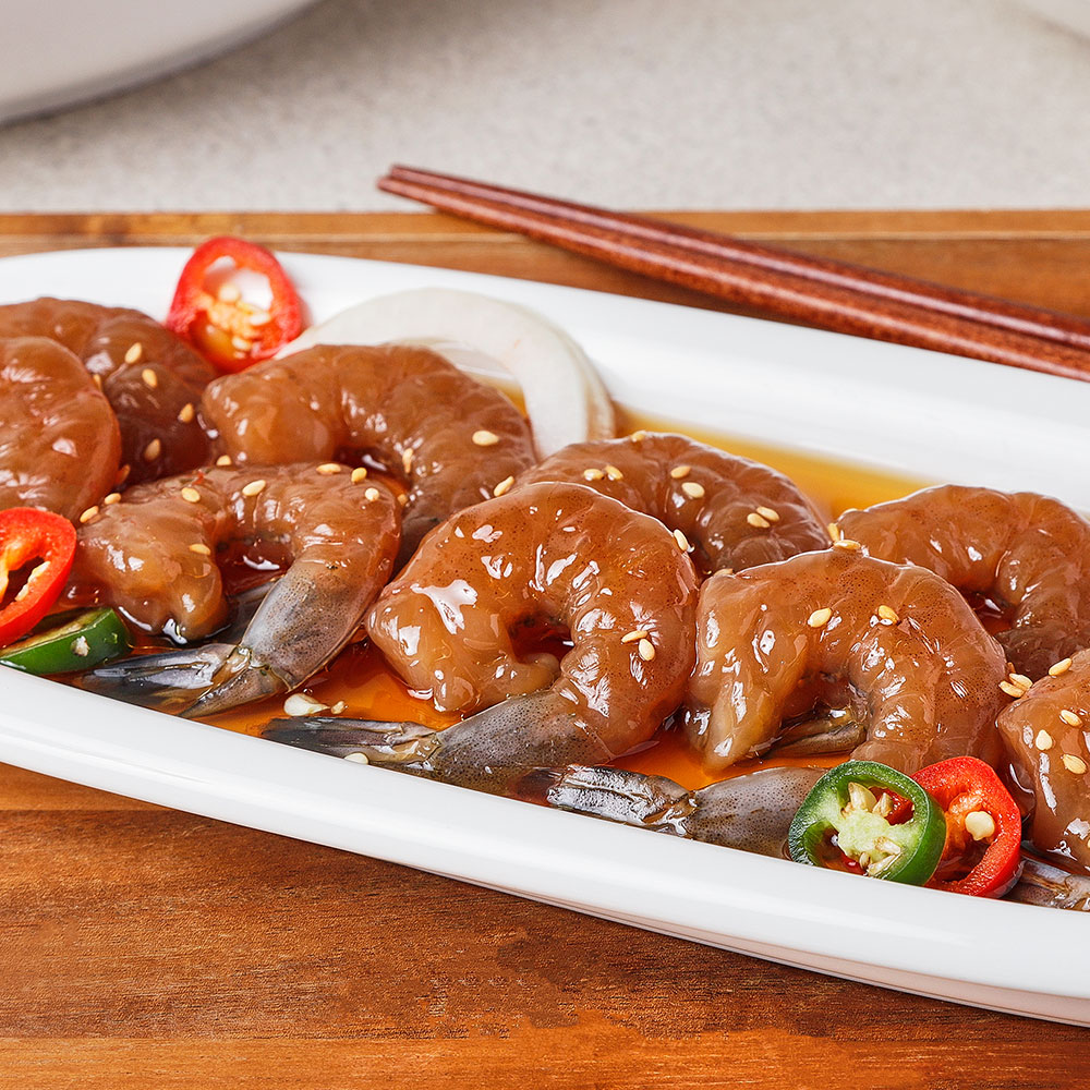 어촌명가 간장 깐새우장, 1kg, 1개 상품 이미지 3