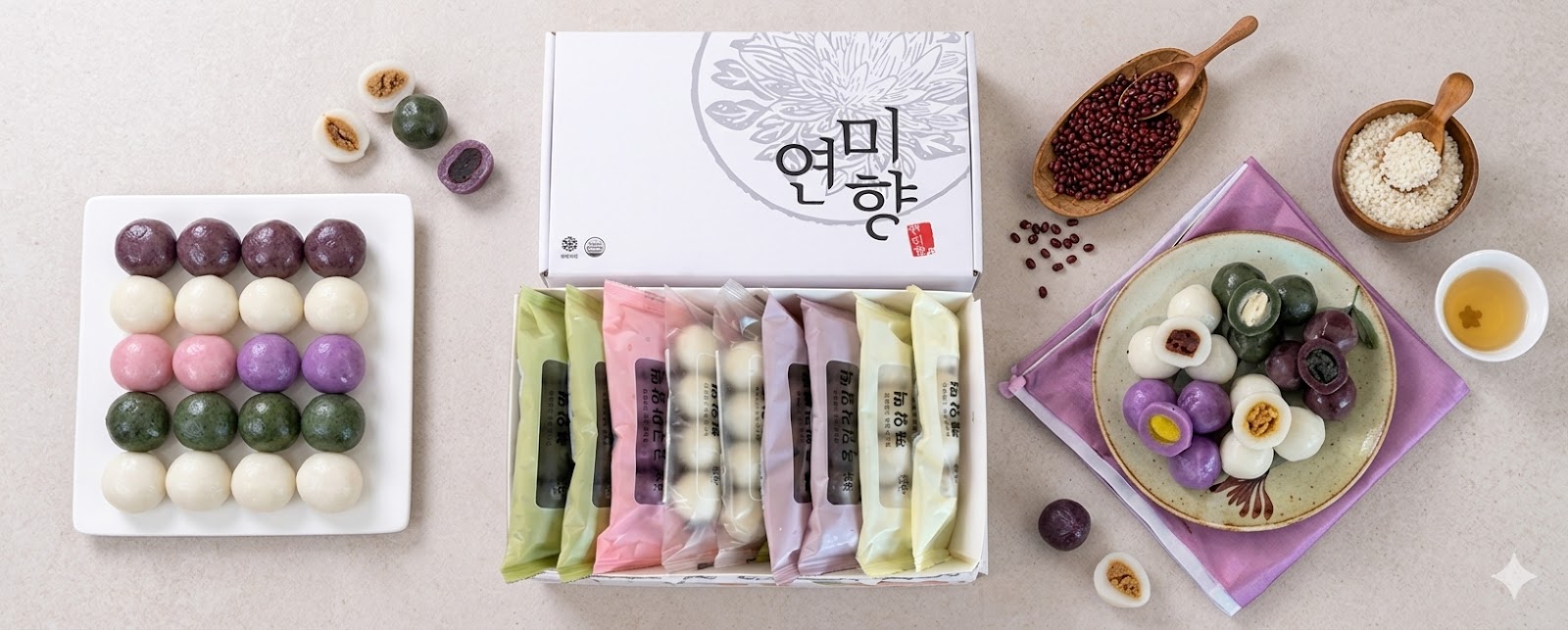 연미향 알떡 5종 혼합, 80g, 18봉, 1박스