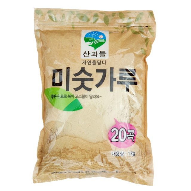 산과들,20곡미숫가루,1kg,1개
