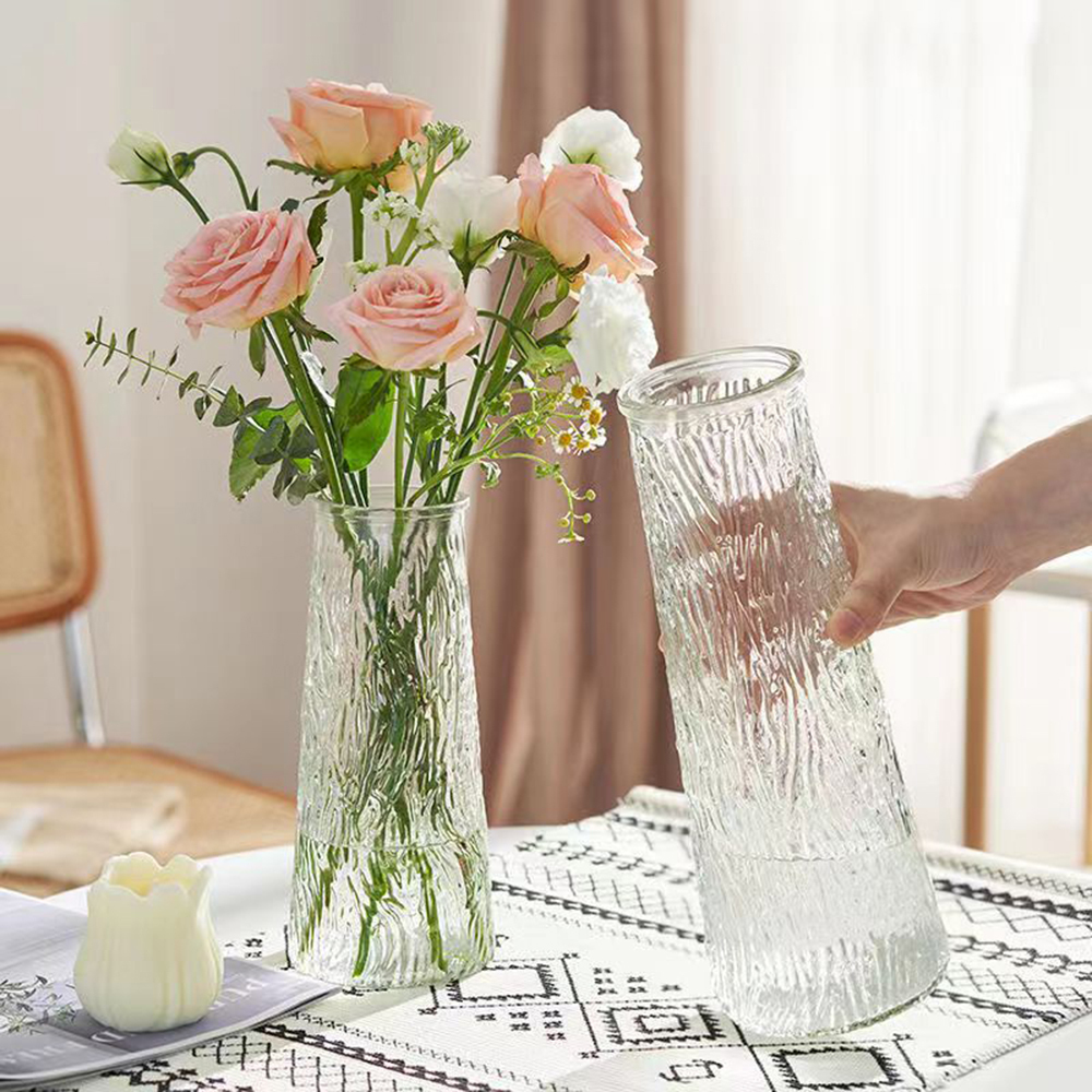 에코벨 유리 화병, 투명, 22cm
