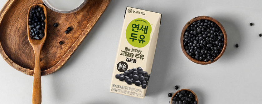 연세두유 뼈를 생각한 고칼슘 두유 검은콩, 190ml, 24팩